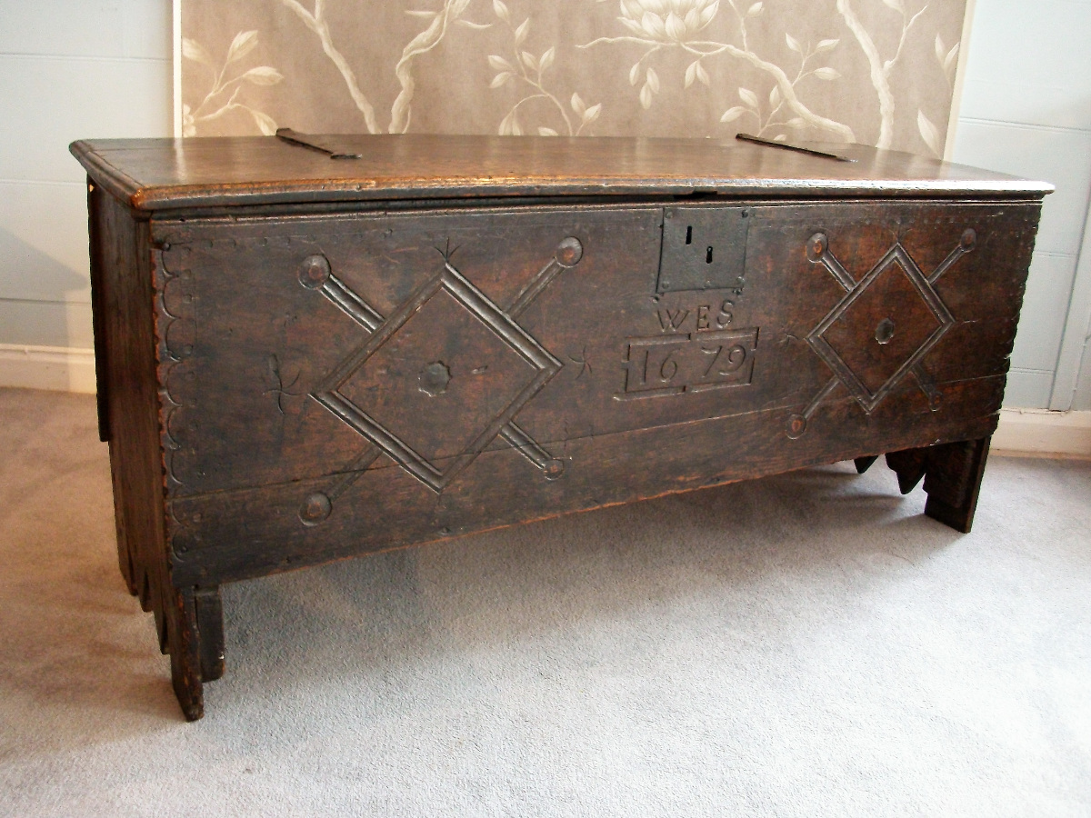 English 17th Century Sword or Rapier Chest